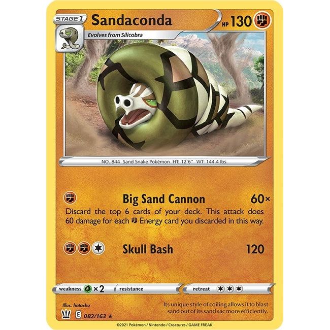 Image for Sandaconda (082/163) (SWSH05) - Pokemon