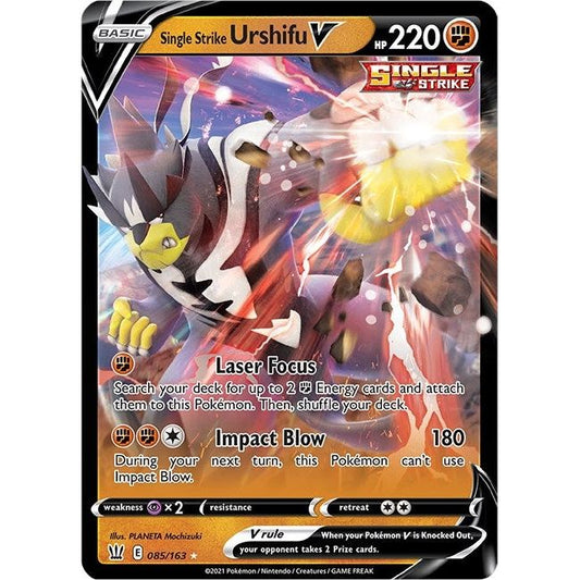 Image for Single Strike Urshifu V (085/163) (SWSH05) - Pokemon
