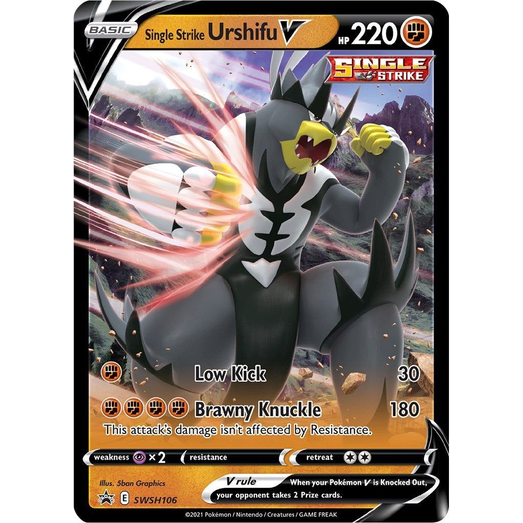 Image for Single Strike Urshifu V - SWSH106 (SWSH106) (SWSD) - Pokemon