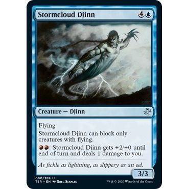 Image for Stormcloud Djinn (90) (TSR) - Magic: The Gathering