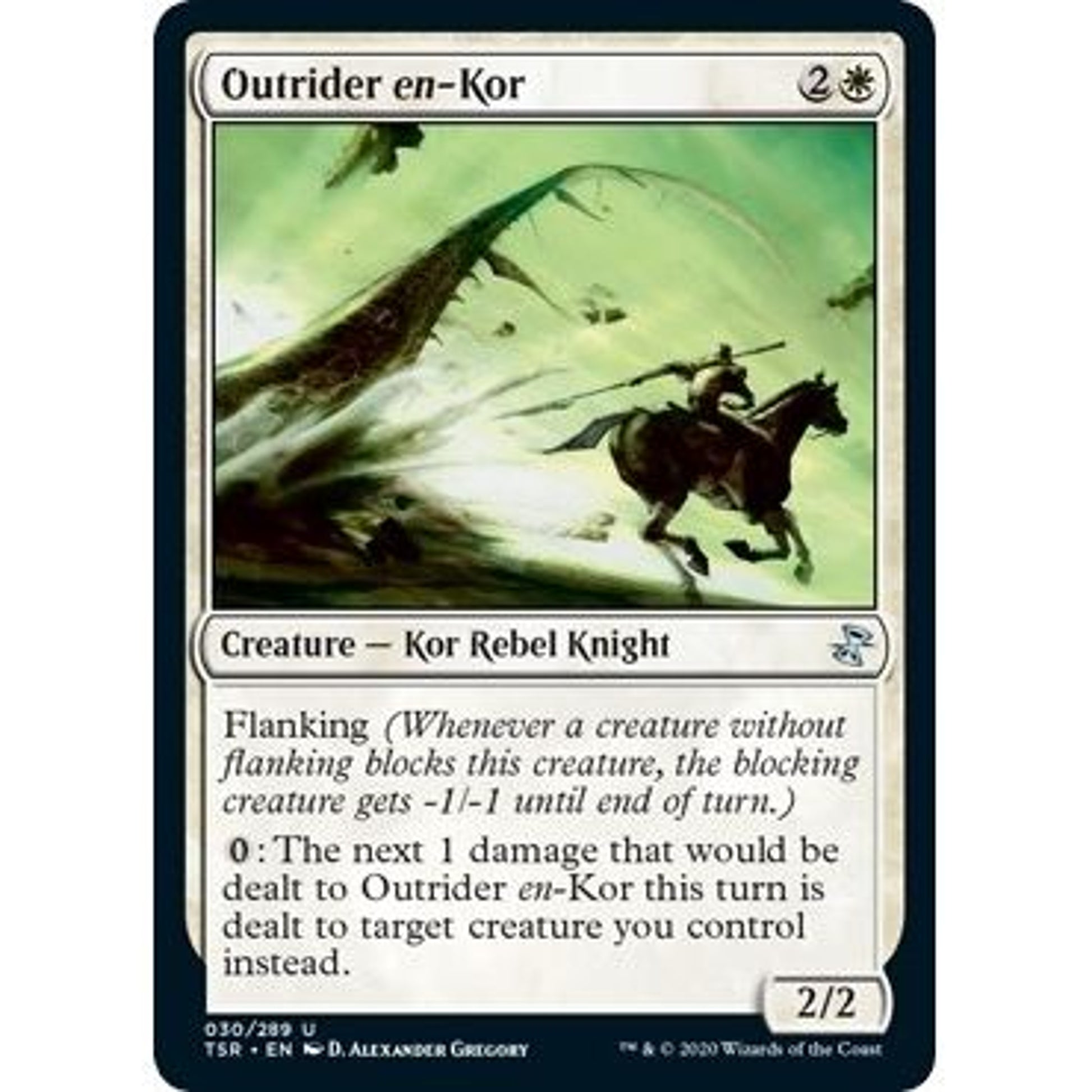 Image for Outrider en-Kor (30) (TSR) - Magic: The Gathering