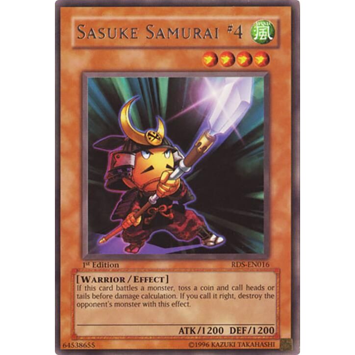 Image for Sasuke Samurai #4 (RDS-EN016) (RDS) - YuGiOh