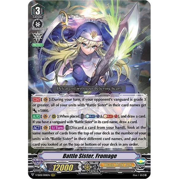 Image for Battle Sister, Fromage (V-SS08/008EN) (V-SS08) - Cardfight Vanguard