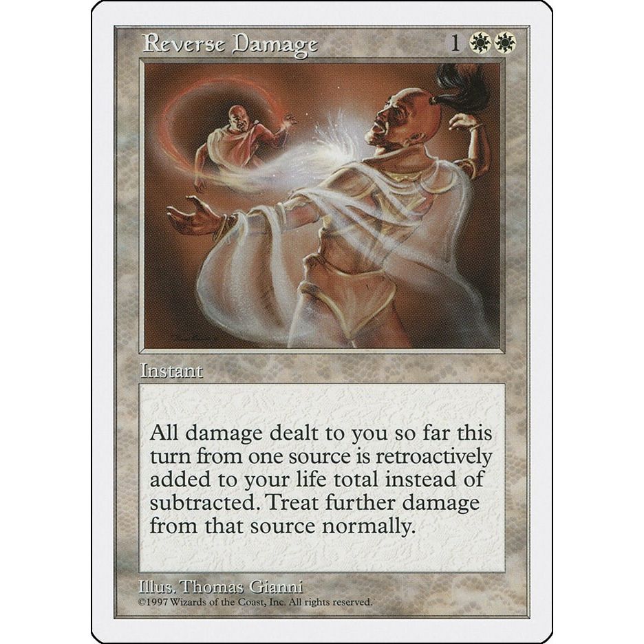Image for Reverse Damage (5ED) - Magic: The Gathering