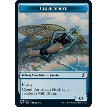 Image for Cloud Sprite Token (3) (TSR) - Magic: The Gathering
