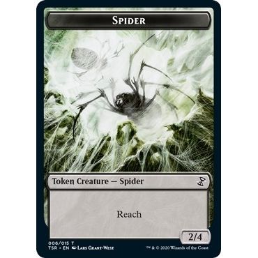Image for Spider Token (6) (TSR) - Magic: The Gathering