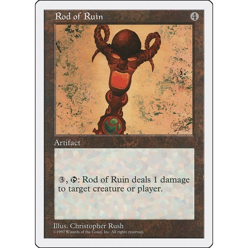 Image for Rod of Ruin (5ED) - Magic: The Gathering