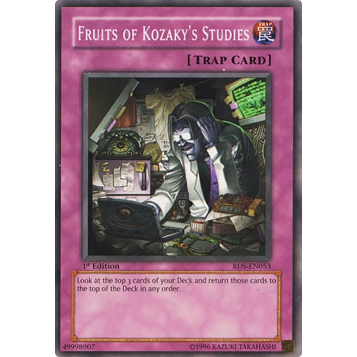 Image for Fruits of Kozaky's Studies (RDS-EN053) (RDS) - YuGiOh