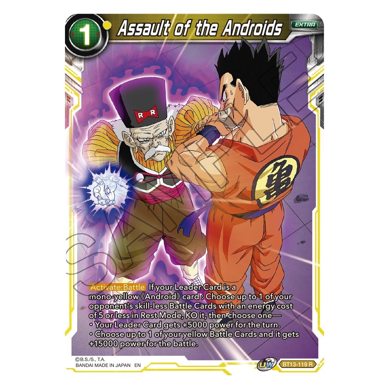 Image for Assault of the Androids (BT13-119) (DBS-B13) - Dragon Ball Super: Masters