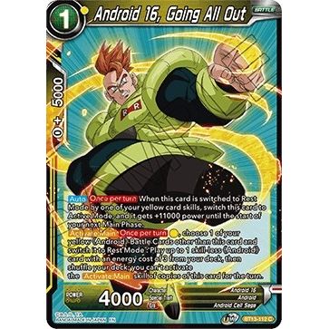 Image for Android 16, Going All Out (BT13-112) (DBS-B13) - Dragon Ball Super: Masters