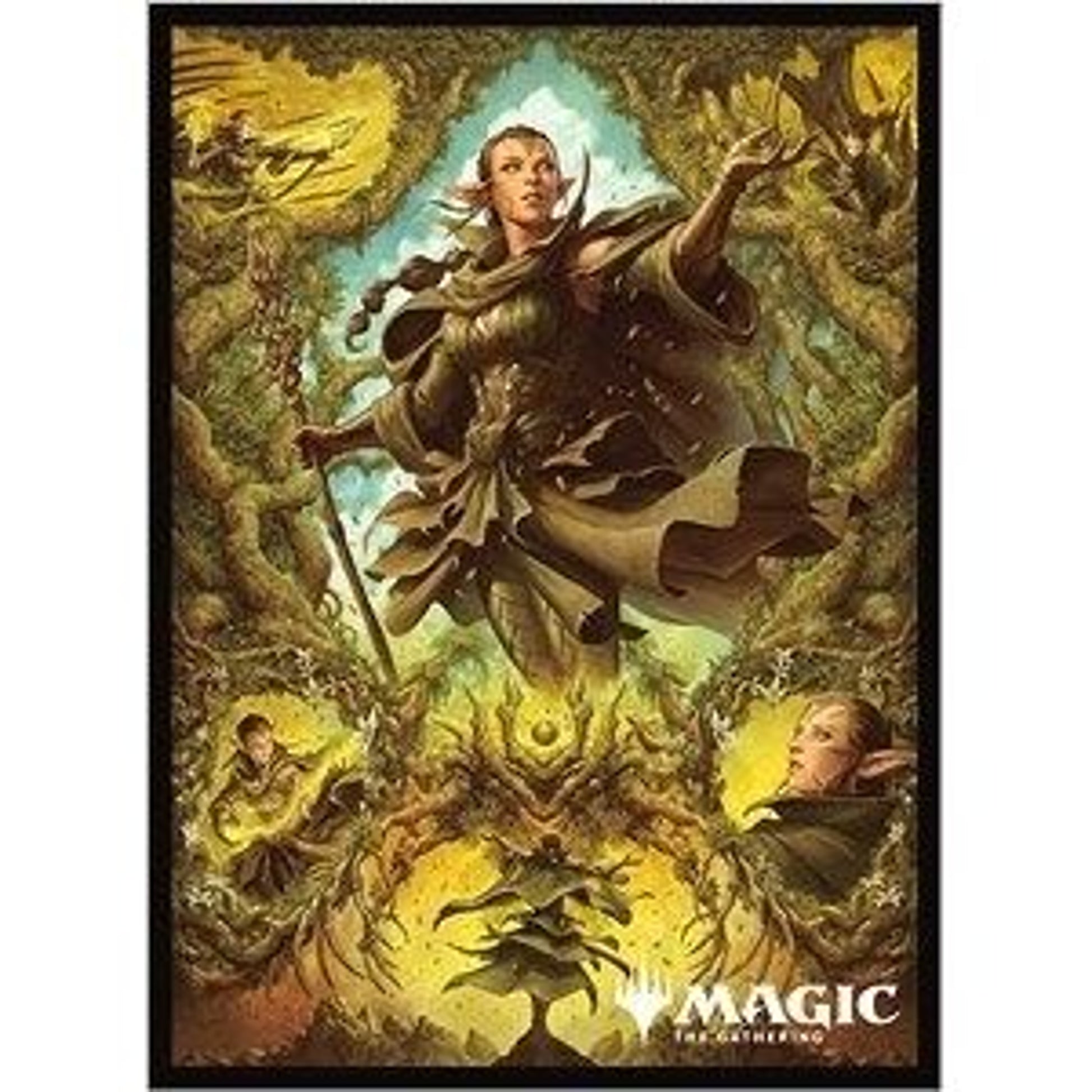 Image for Magic: The Gathering Player's Card Sleeve - Zendikar Rising - Nissa of Shadowed Boughs (80-Pack) - Card Sleeves