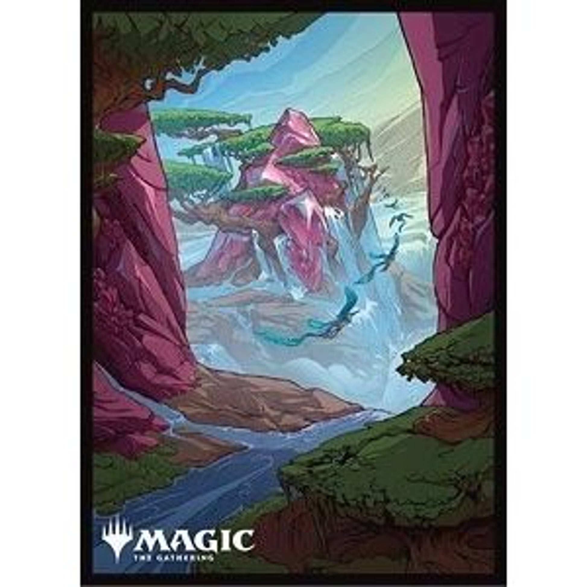 Image for Magic: The Gathering Player's Card Sleeve - Ikoria: Lair of Behemoths - Triome Ketria (80-Pack) - Card Sleeves