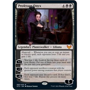 Image for Professor Onyx (83) (STX) - Magic: The Gathering
