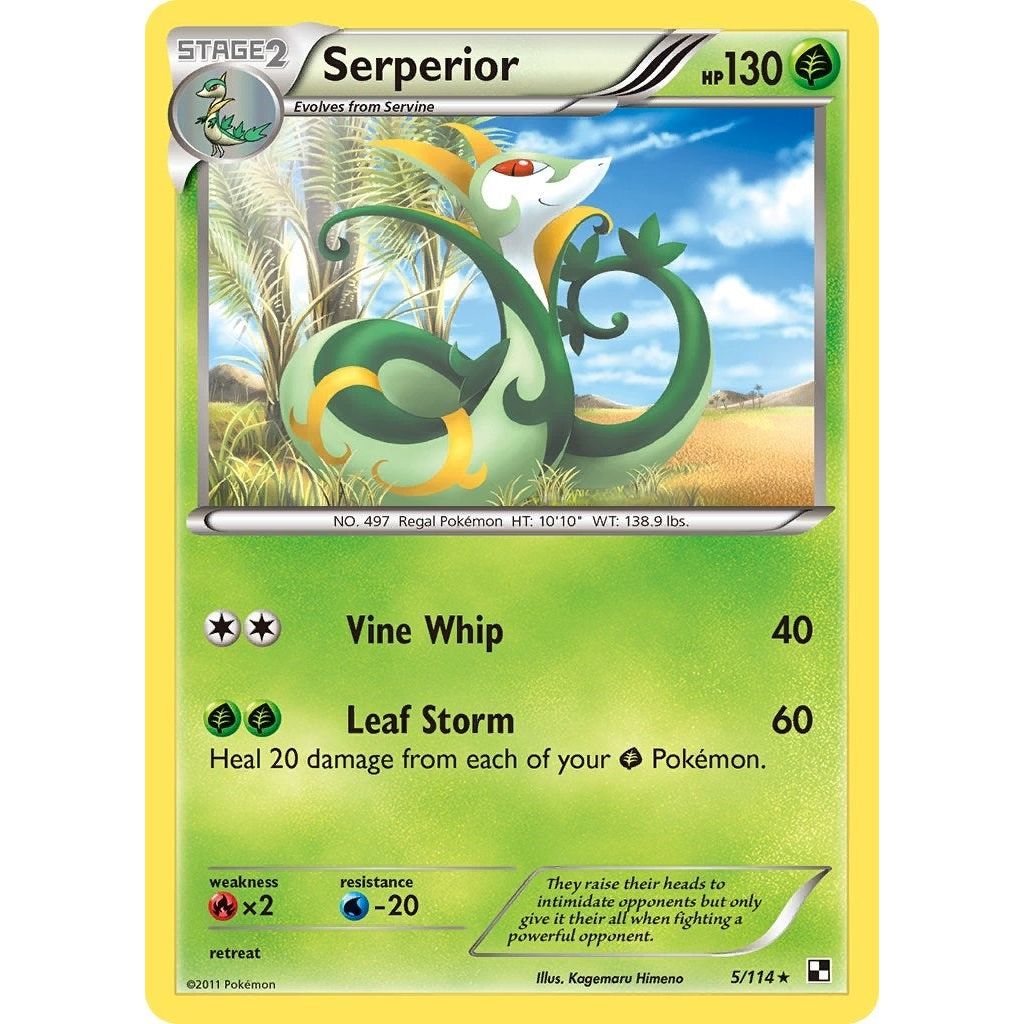 Image for Serperior - 5/114 (Green Tornado Theme Deck Exclusive) (005/114) (PR) - Pokemon