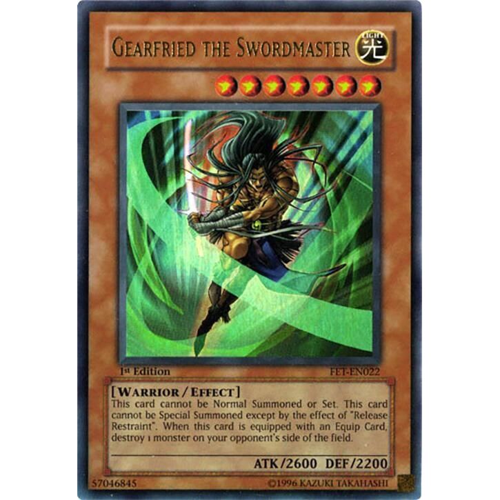 Image for Gearfried the Swordmaster (FET-EN022) (FET) - YuGiOh