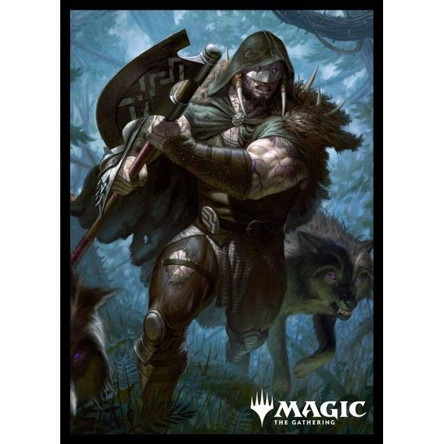 Image for Magic: The Gathering Player's Card Sleeve - Throne of Eldraine - Garruk, Cursed Huntsman (80-Pack) - Card Sleeves