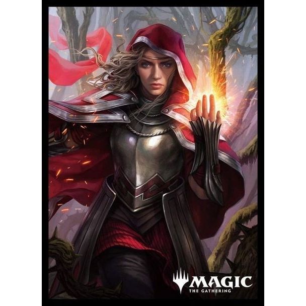 Image for Magic: The Gathering Player's Card Sleeve - Throne of Eldraine Key Art (80-Pack) - Card Sleeves