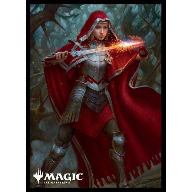 Image for Magic: The Gathering Player's Card Sleeve - Throne of Eldraine - Rowan, Fearless Sparkmage (80-Pack) - Card Sleeves