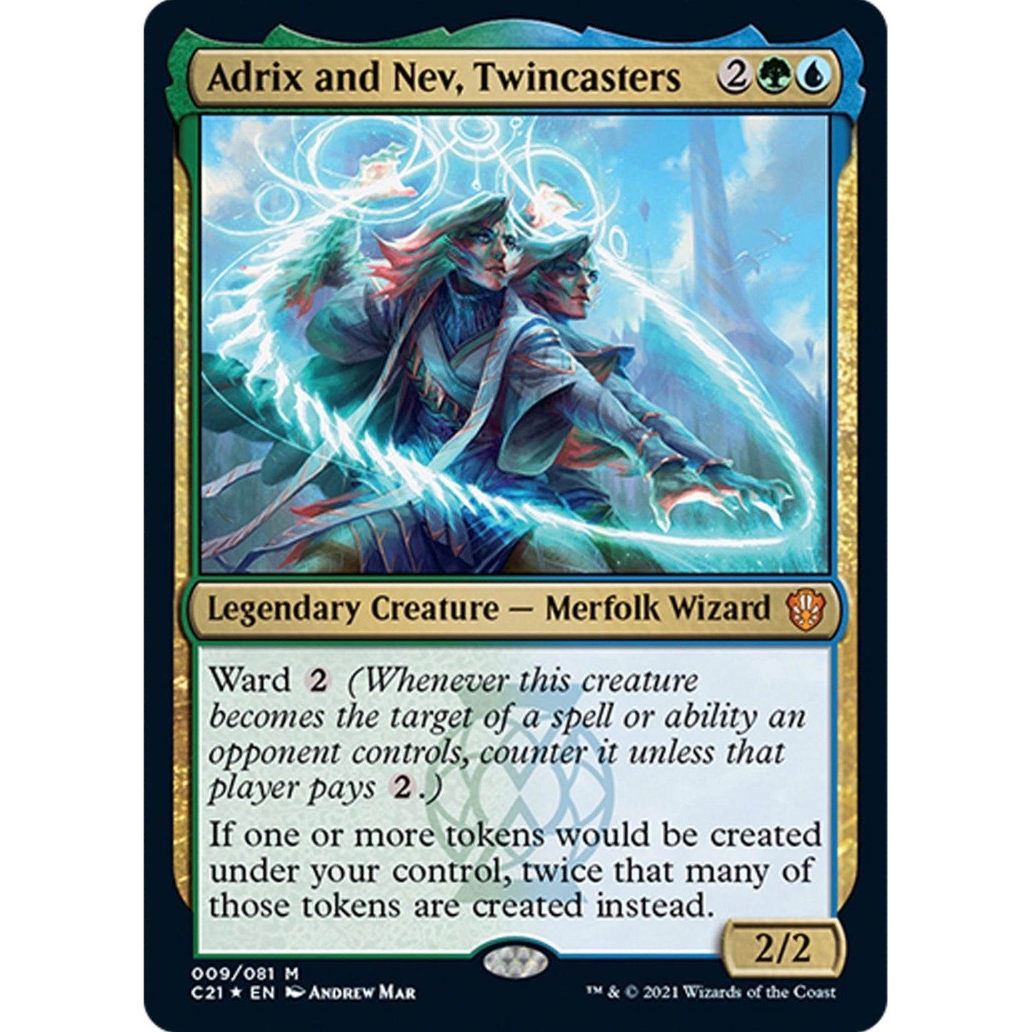 Image for Adrix and Nev, Twincasters (9) (C21) - Magic: The Gathering