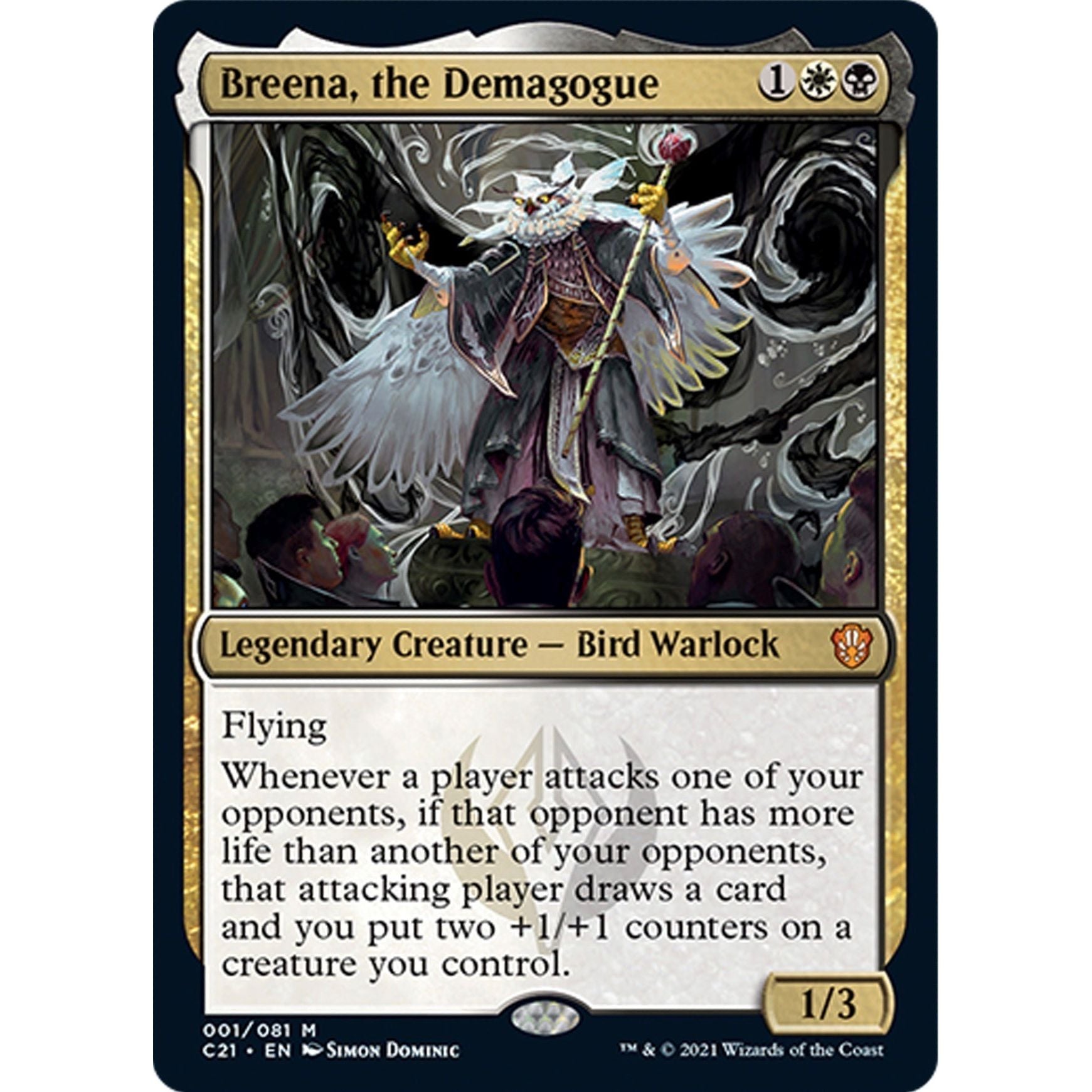 Image for Breena, the Demagogue (1) (C21) - Magic: The Gathering