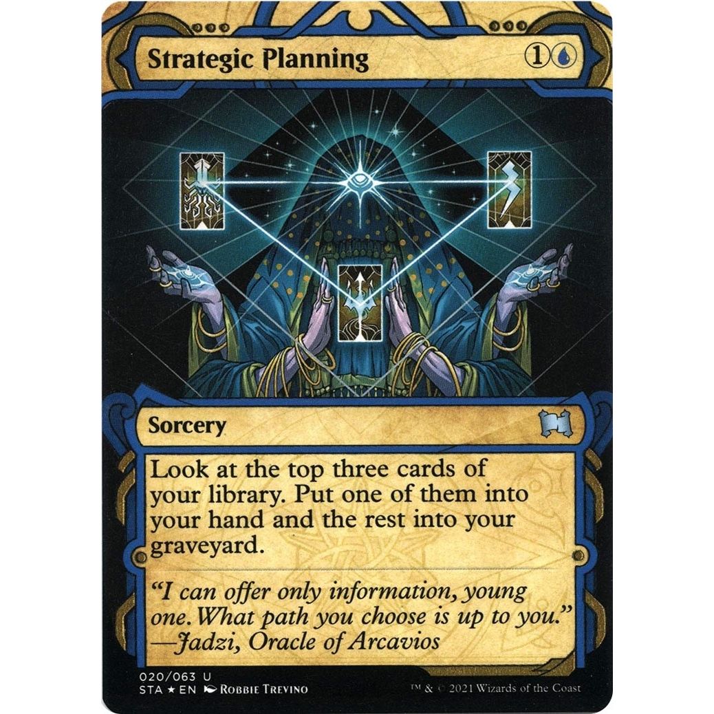 Image for Strategic Planning (Foil Etched) (20) (STA) - Magic: The Gathering
