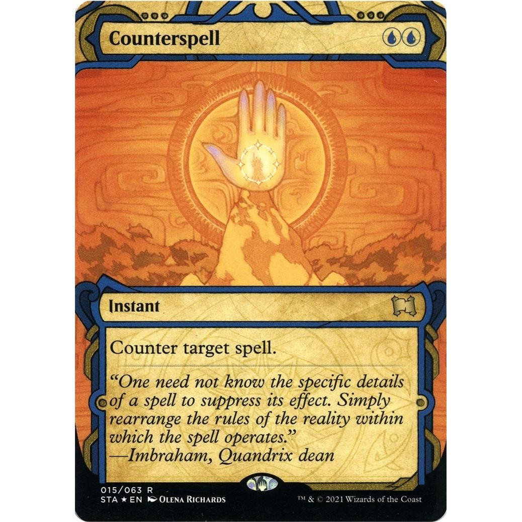 Image for Counterspell (Foil Etched) (15) (STA) - Magic: The Gathering