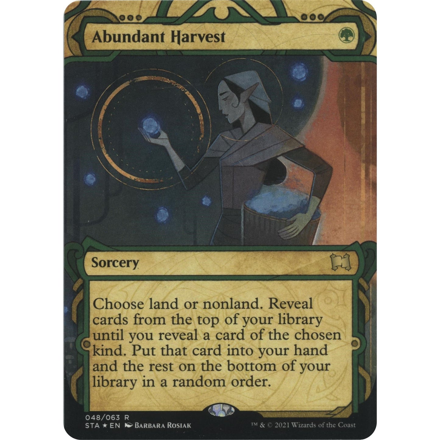 Image for Abundant Harvest (Foil Etched) (48) (STA) - Magic: The Gathering