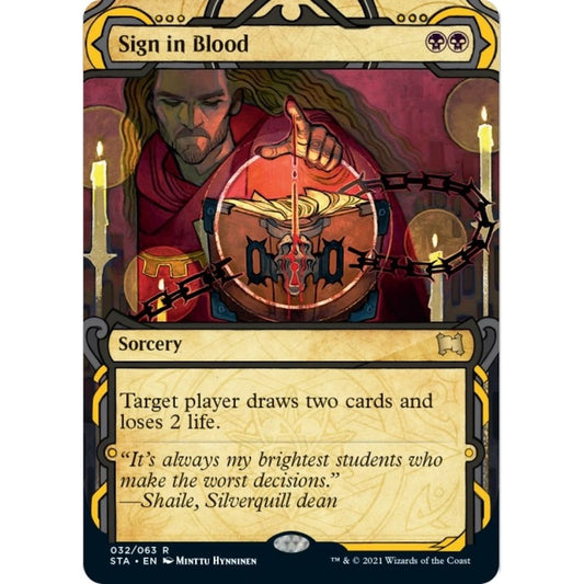 Image for Sign in Blood (32) (STA) - Magic: The Gathering