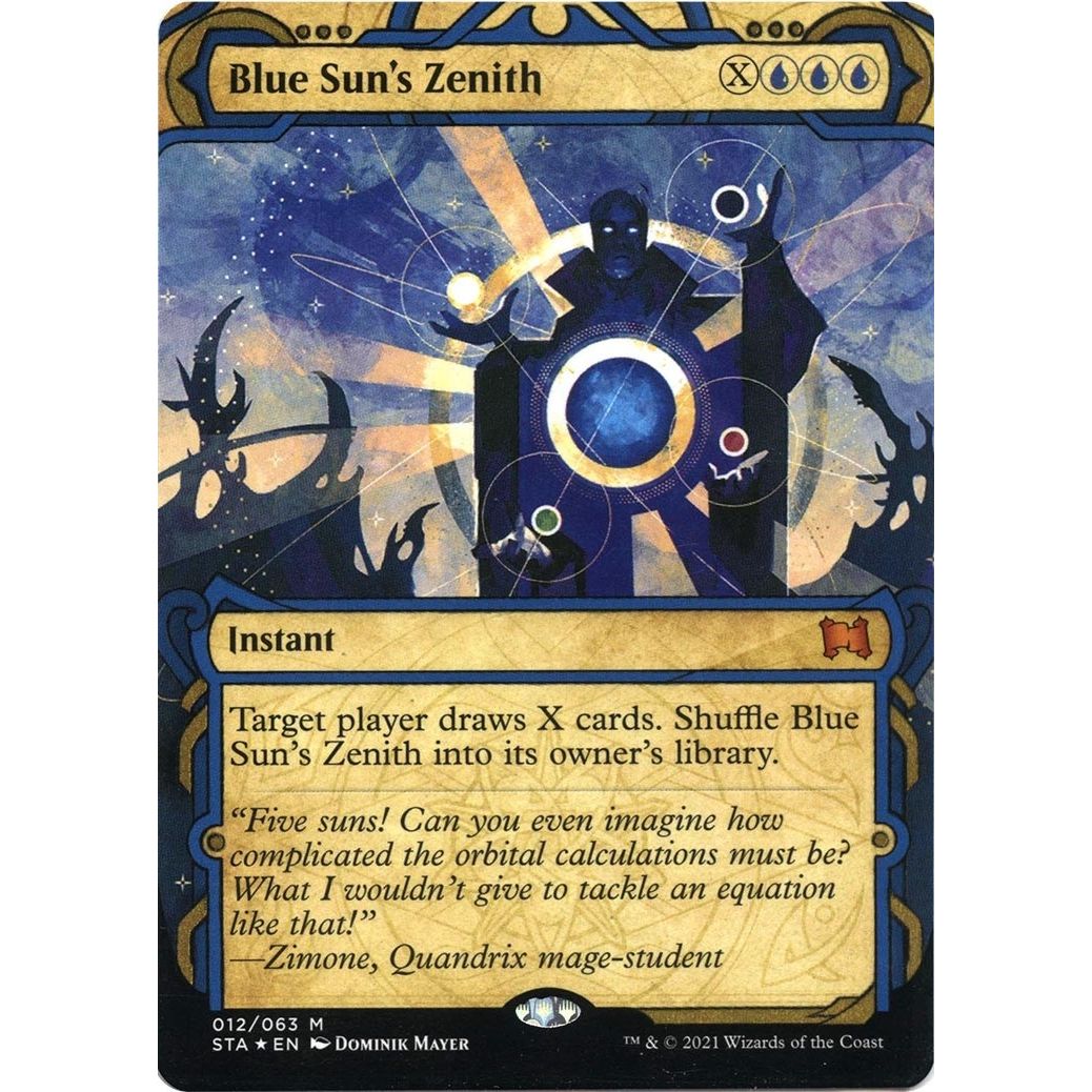 Image for Blue Sun's Zenith (Foil Etched) (12) (STA) - Magic: The Gathering