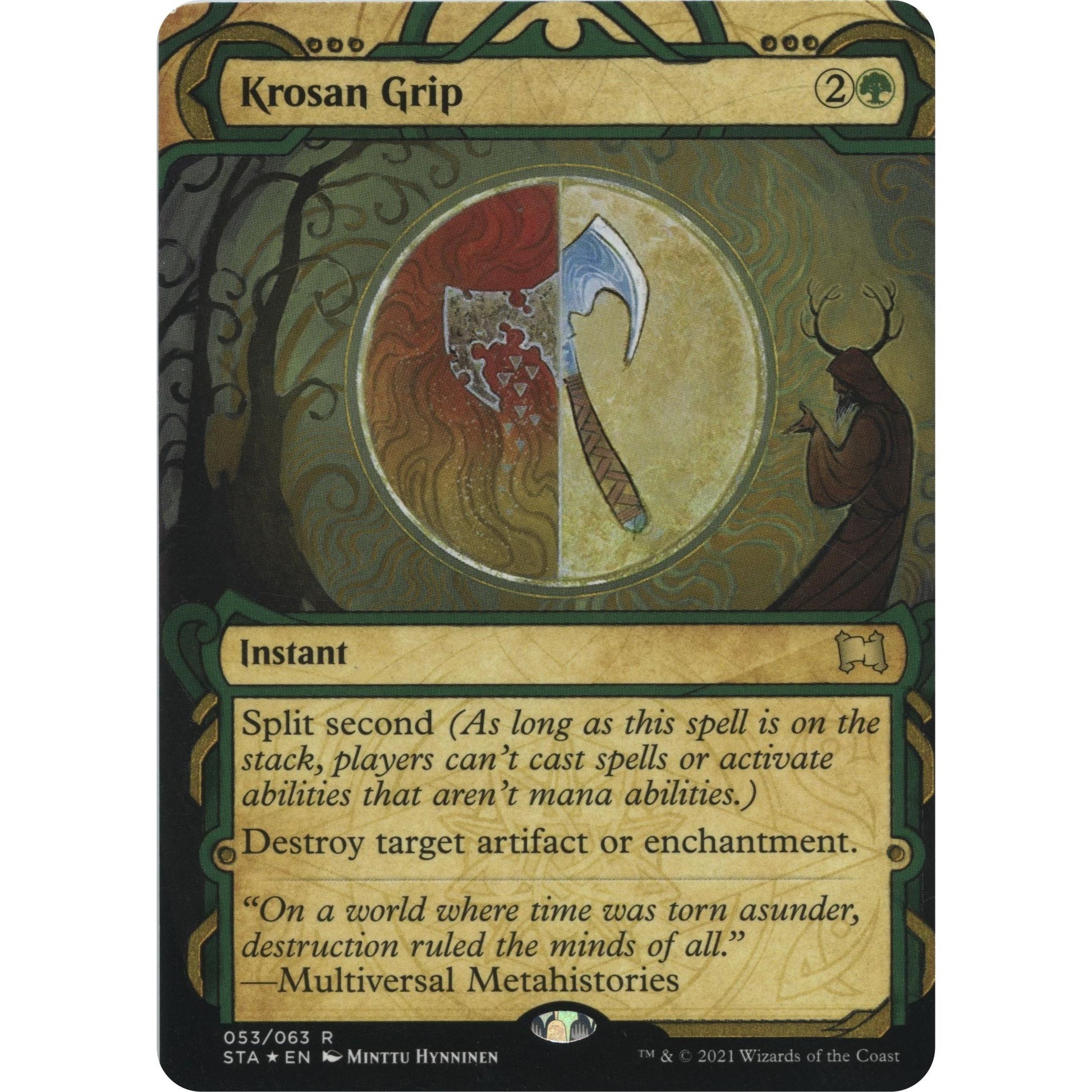 Image for Krosan Grip (Foil Etched) (53) (STA) - Magic: The Gathering