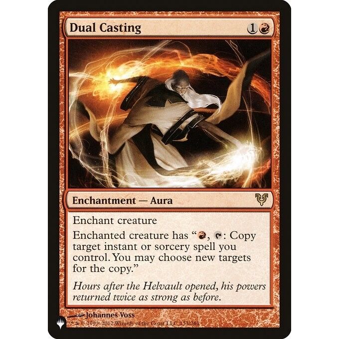 Image for Dual Casting (133/244) (LIST) - Magic: The Gathering
