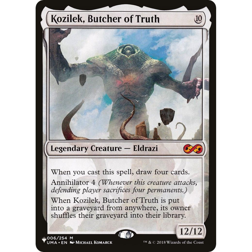 Image for Kozilek, Butcher of Truth (006/254) (LIST) - Magic: The Gathering