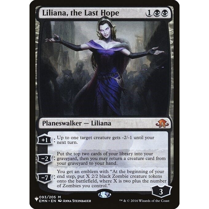 Image for Liliana, the Last Hope (093/205) (LIST) - Magic: The Gathering