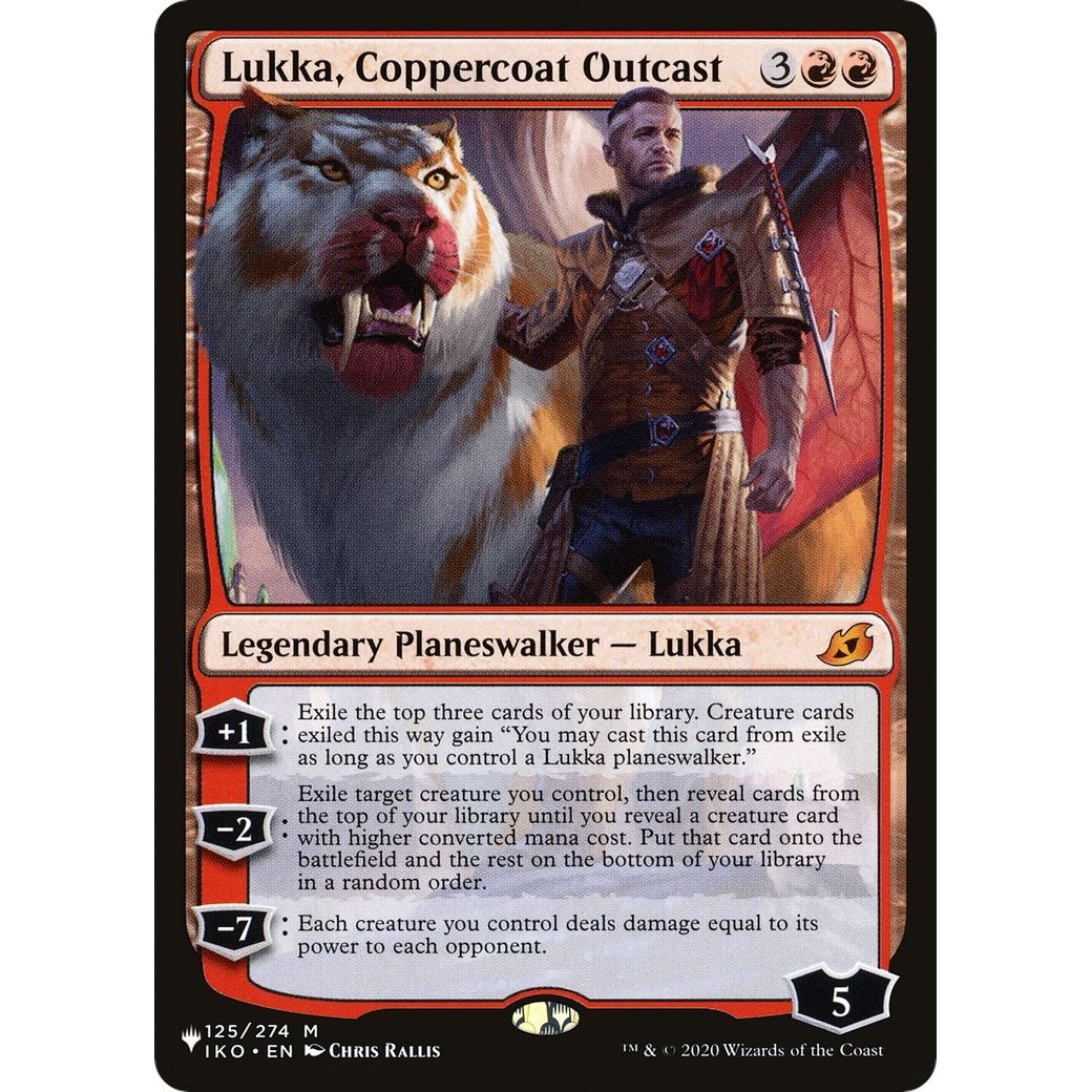 Image for Lukka, Coppercoat Outcast (125/274) (LIST) - Magic: The Gathering