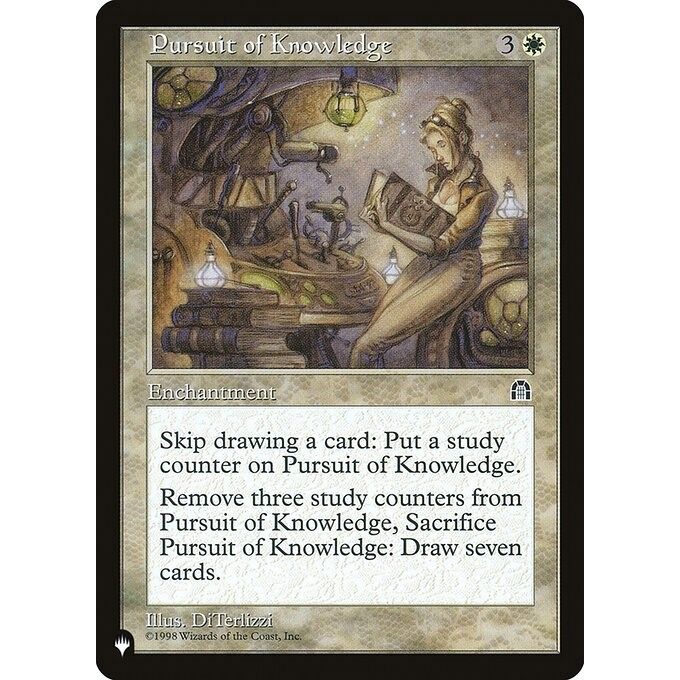 Image for Pursuit of Knowledge (LIST) - Magic: The Gathering