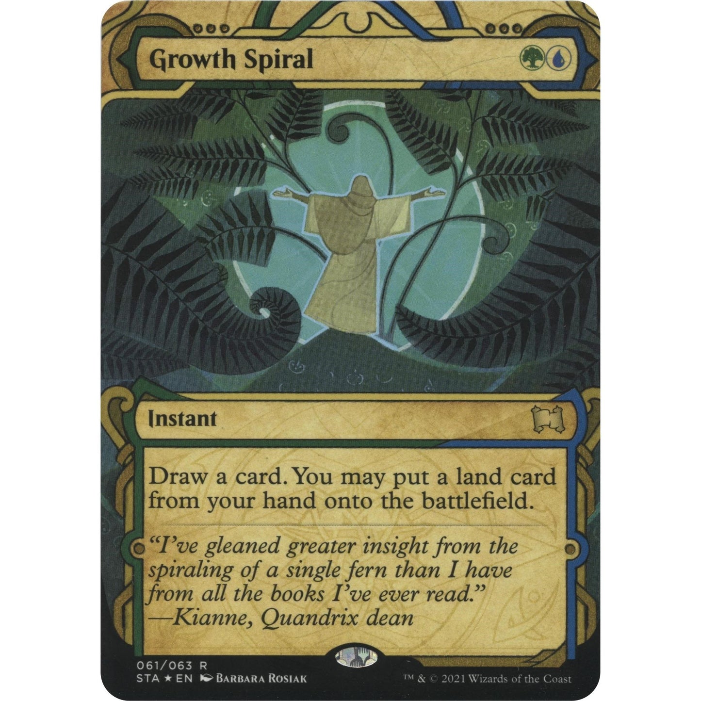 Image for Growth Spiral (Foil Etched) (61) (STA) - Magic: The Gathering