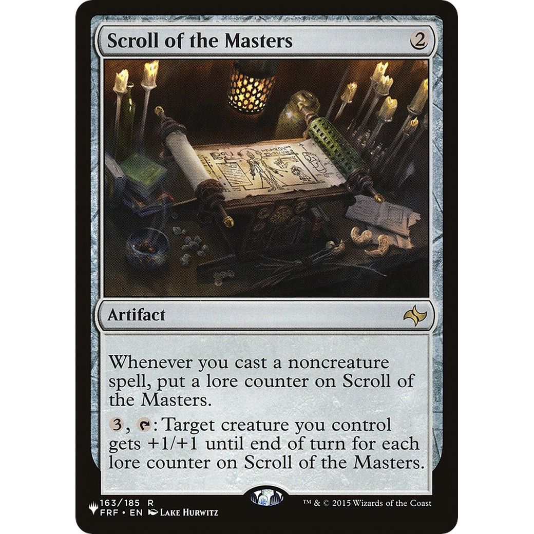 Image for Scroll of the Masters (163/185) (LIST) - Magic: The Gathering