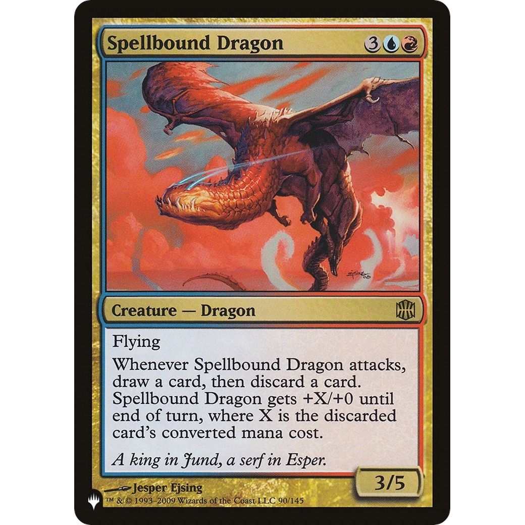 Image for Spellbound Dragon (90/145) (LIST) - Magic: The Gathering