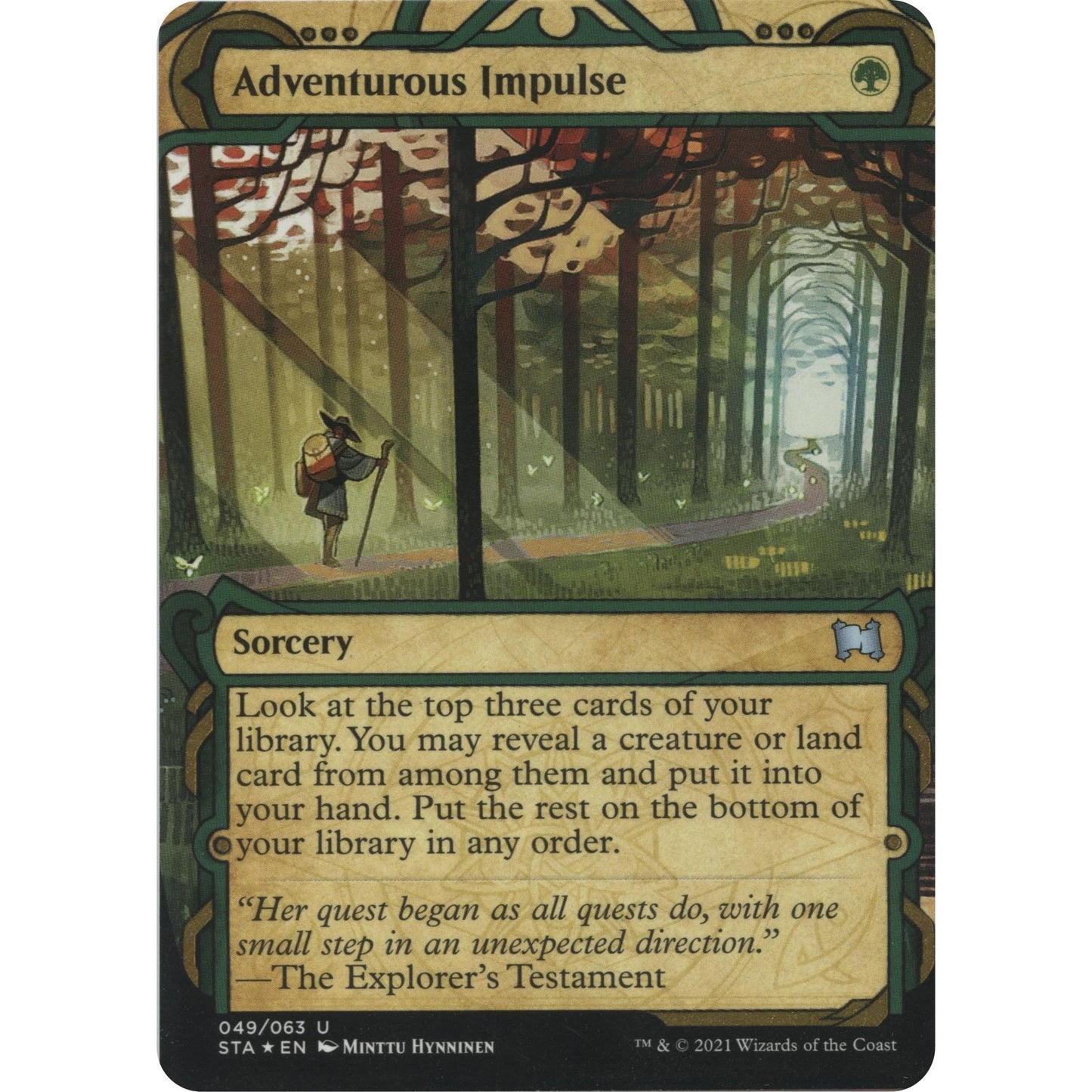 Image for Adventurous Impulse (Foil Etched) (49) (STA) - Magic: The Gathering