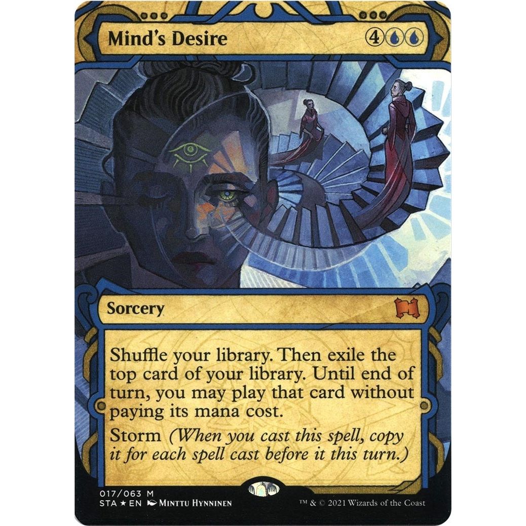 Image for Mind's Desire (Foil Etched) (17) (STA) - Magic: The Gathering