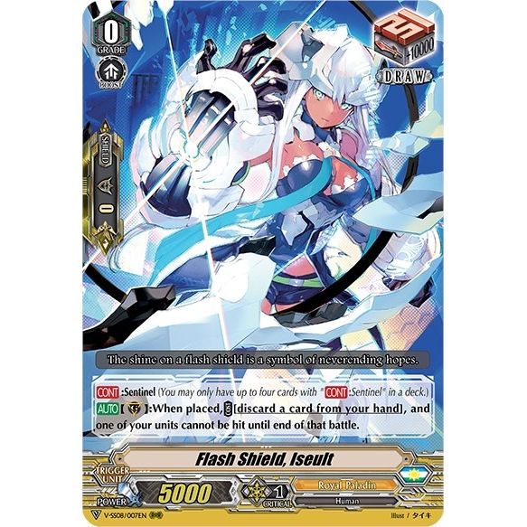 Image for Flash Shield, Iseult (V-SS08/007EN) (V-SS08) - Cardfight Vanguard