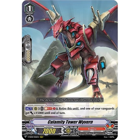 Image for Calamity Tower Wyvern (V-SS08/026EN) (V-SS08) - Cardfight Vanguard