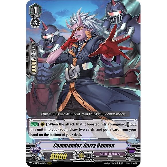 Image for Commander, Garry Gannon (V-SS08/054EN) (V-SS08) - Cardfight Vanguard