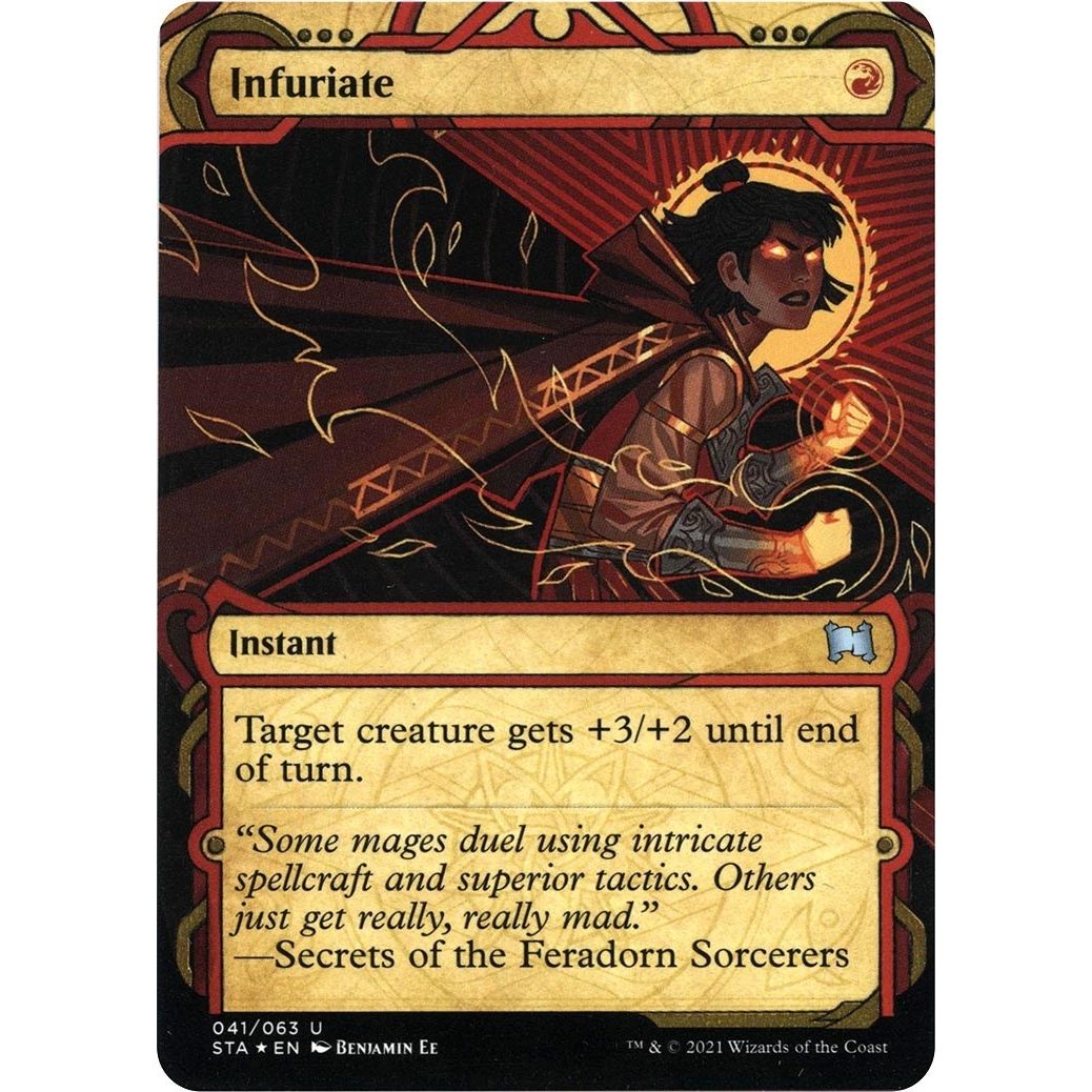 Image for Infuriate (Foil Etched) (41) (STA) - Magic: The Gathering