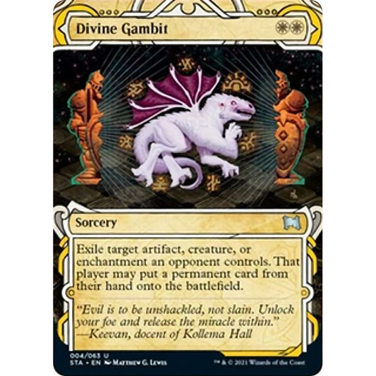 Image for Divine Gambit (4) (STA) - Magic: The Gathering