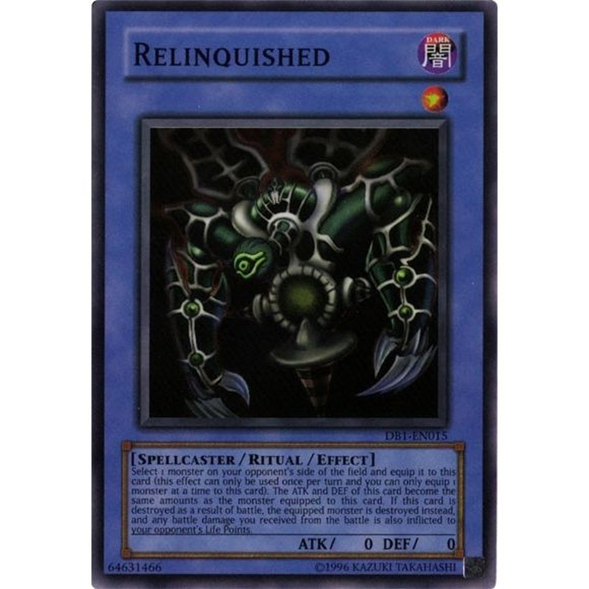 Image for Relinquished (DB1-EN015) (DB1) - YuGiOh