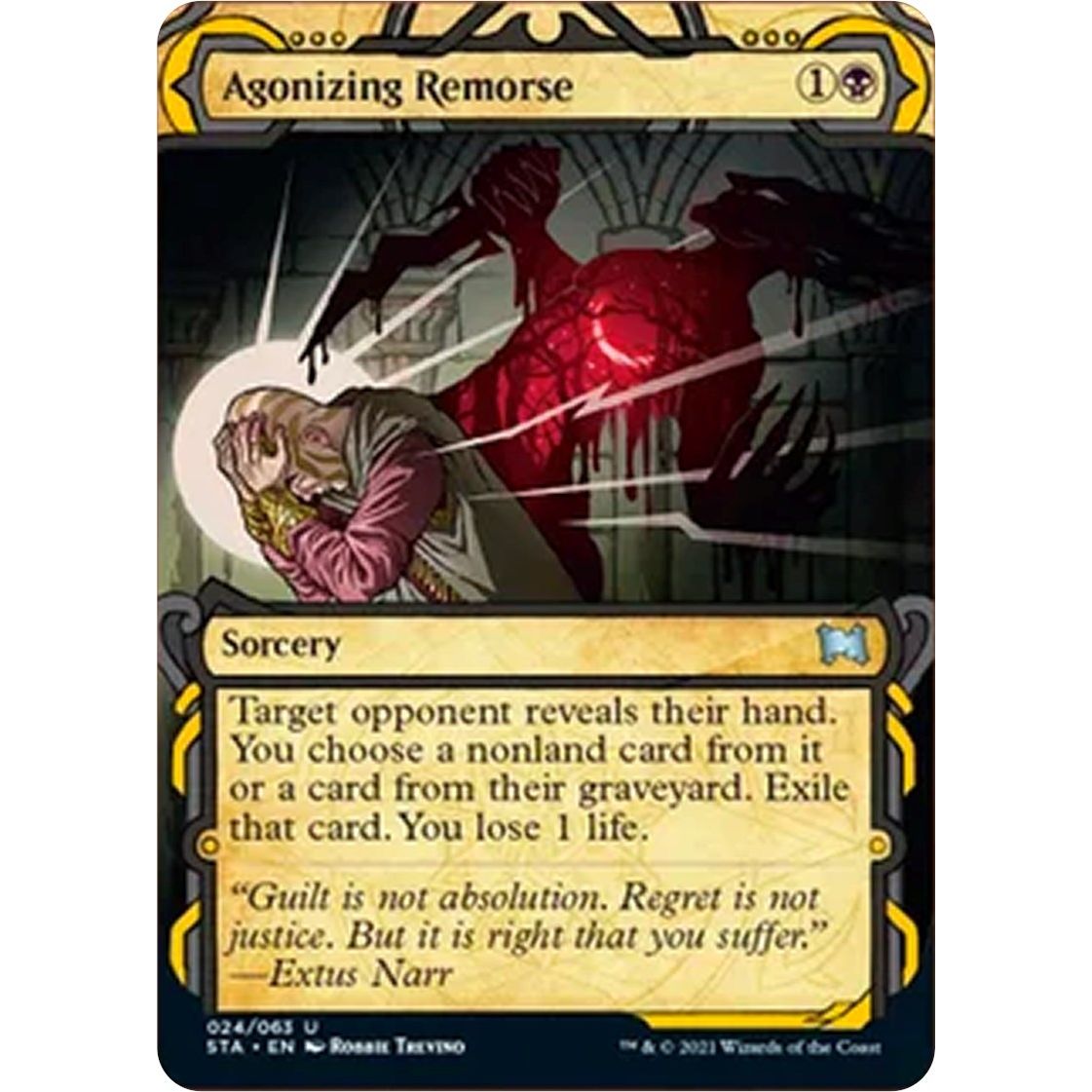 Image for Agonizing Remorse (24) (STA) - Magic: The Gathering