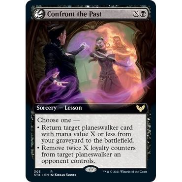 Image for Confront the Past (Extended Art) (303) (STX) - Magic: The Gathering