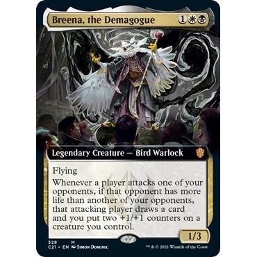 Image for Breena, the Demagogue (Extended Art) (328) (C21) - Magic: The Gathering