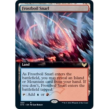 Image for Frostboil Snarl (Extended Art) (360) (STX) - Magic: The Gathering